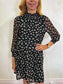 Madewell Floral Mini Dress in Black (Size S/M)