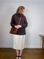 Babaton Alpaca Chunky Knit Turtleneck Sweater in Dark Brown (Size S/M)