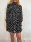 Madewell Floral Mini Dress in Black (Size S/M)