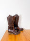 VIC MATIE Tall Brown Leather Boots (Size 39)