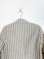 Acne Studios Designer Wool & Cotton Double Breasted Striped Blazer (Size M)