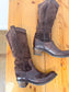 VIC MATIE Tall Brown Leather Boots (Size 39)
