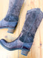 VIC MATIE Tall Brown Leather Boots (Size 39)