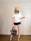 AGOLDE "Parker Black Denim Shorts" (Size 32)