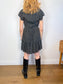Auguste "Bella Frill Play Dress in Black/White Floral" (Size S)