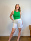 Babaton Contour Crew Bodysuit in Kelly Green (Size M)