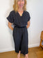 Melow Slow Fashion "Elka Jumpsuit in Black" (Size XS/S)