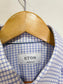 ETON Contemporary Men's Shirt in Blue/White Check (Size 42 / 16 1/2)