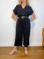 Melow Slow Fashion "Elka Jumpsuit in Black" (Size XS/S)
