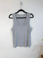 Sunday Best Ribbed Tank Top in Grey (Size XL)