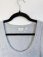 Sunday Best Ribbed Tank Top in Grey (Size XL)