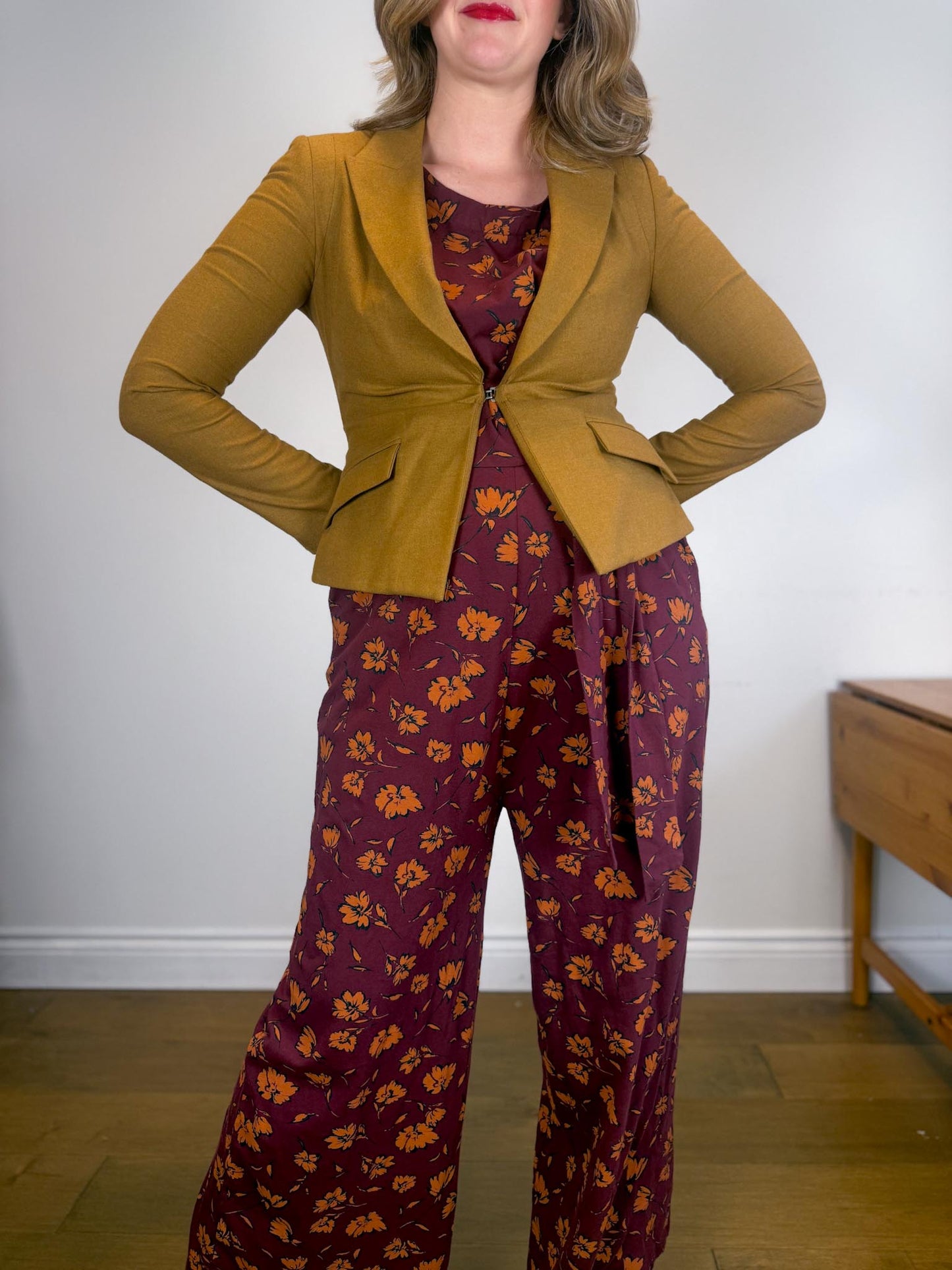 Iris Setlakwe Designer Blazer in Camel (Size M)