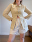 Vintage Yanagi Paris Linen Blazer (Size S)