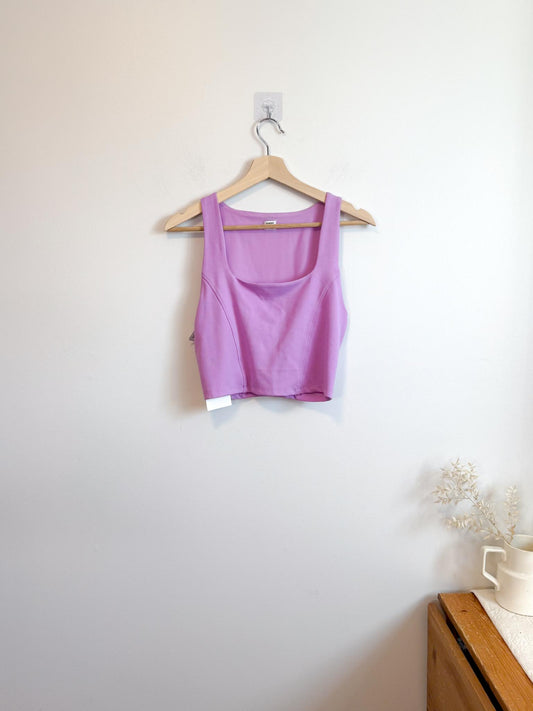 Sunday Best "Jagger Top" in Purple NWT (Size M)