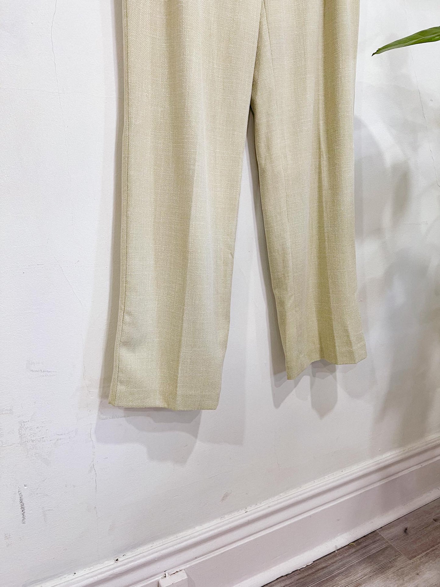 House of Harlow 1960 Trousers in Pale Sage Green (Size M/L)