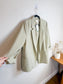 H&M Oversized Blazer in Light Grey Green NWT (Size L)