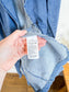Gap Long Denim Trench Coat with Belt (Size L)