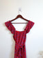 Derek Lam 10 Crosby "Iris Poppy Ruffle Cami Dress" in Red/Purple (Size S)