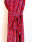 Derek Lam 10 Crosby "Iris Poppy Ruffle Cami Dress" in Red/Purple (Size S)