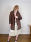 Fransa Reversible Faux Fur Jacket in Brown (Size M/L)