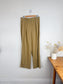 Lululemon High Rise Wide Leg Trousers in Golden Beige (Size 10)