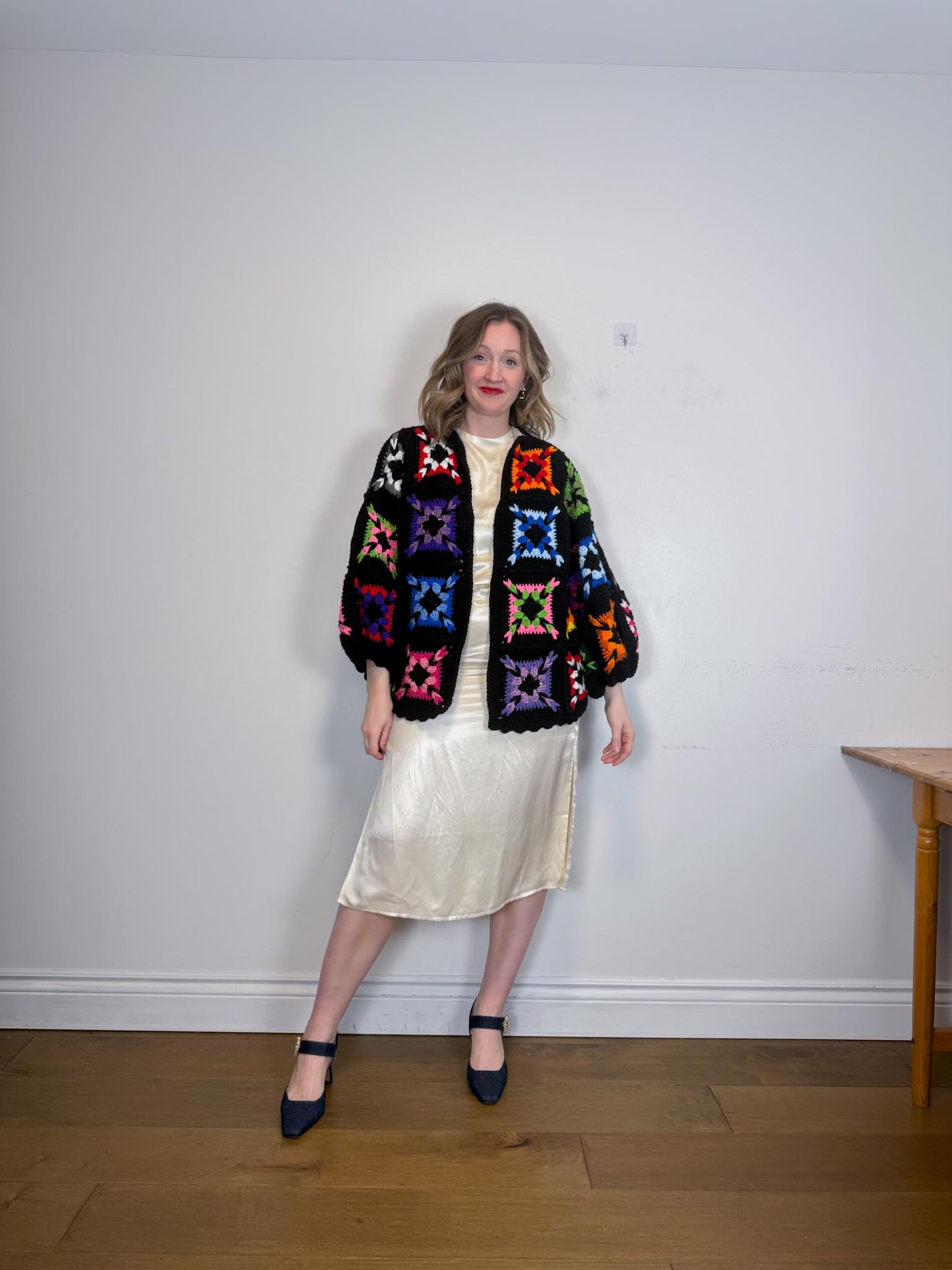 Forever Emily Whenever Sustainable Vintage Quilt Sweater (Size M-XL)