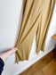 Lululemon High Rise Wide Leg Trousers in Golden Beige (Size 10)