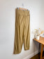 Lululemon High Rise Wide Leg Trousers in Golden Beige (Size 10)
