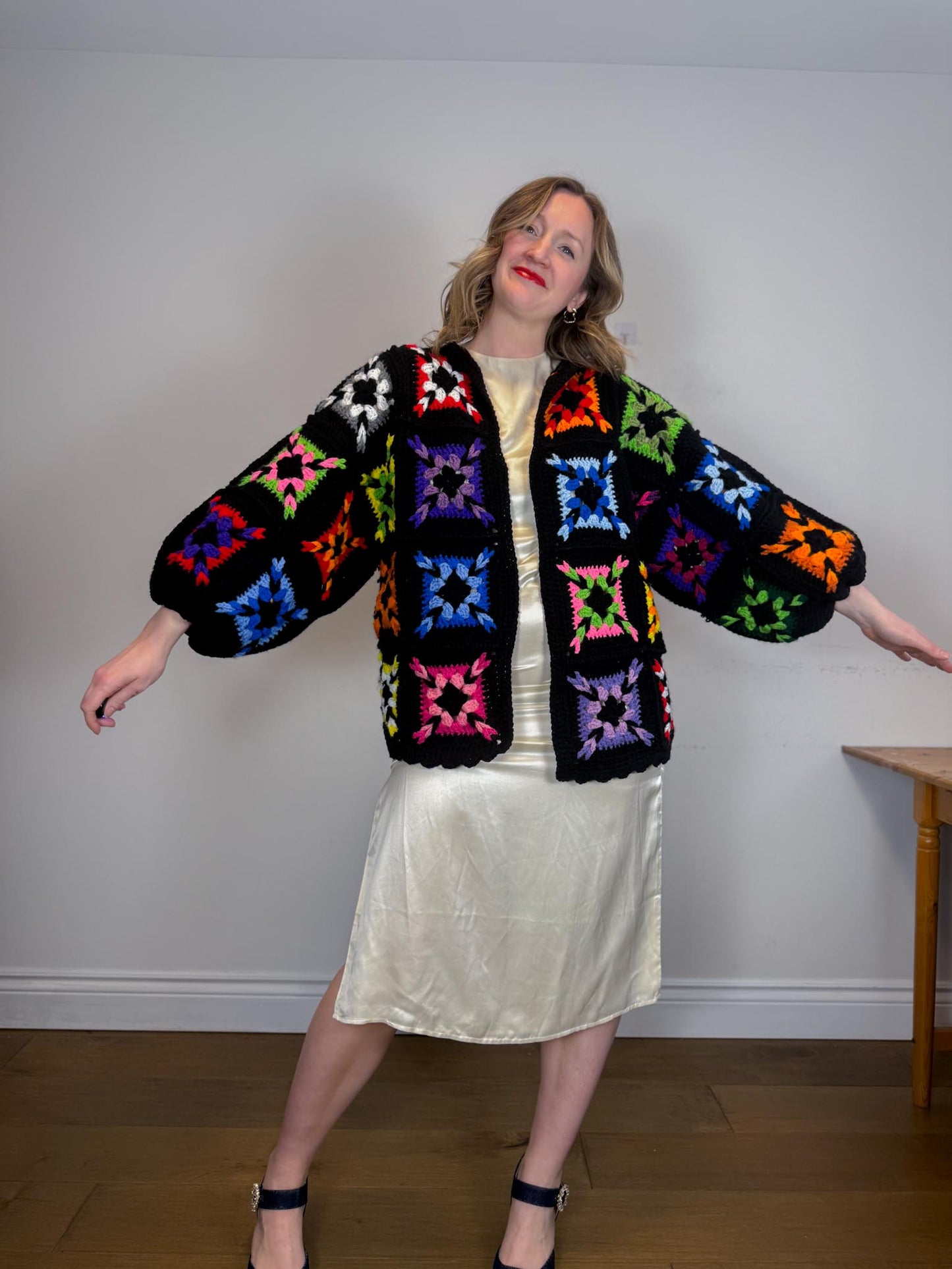 Forever Emily Whenever Sustainable Vintage Quilt Sweater (Size M-XL)