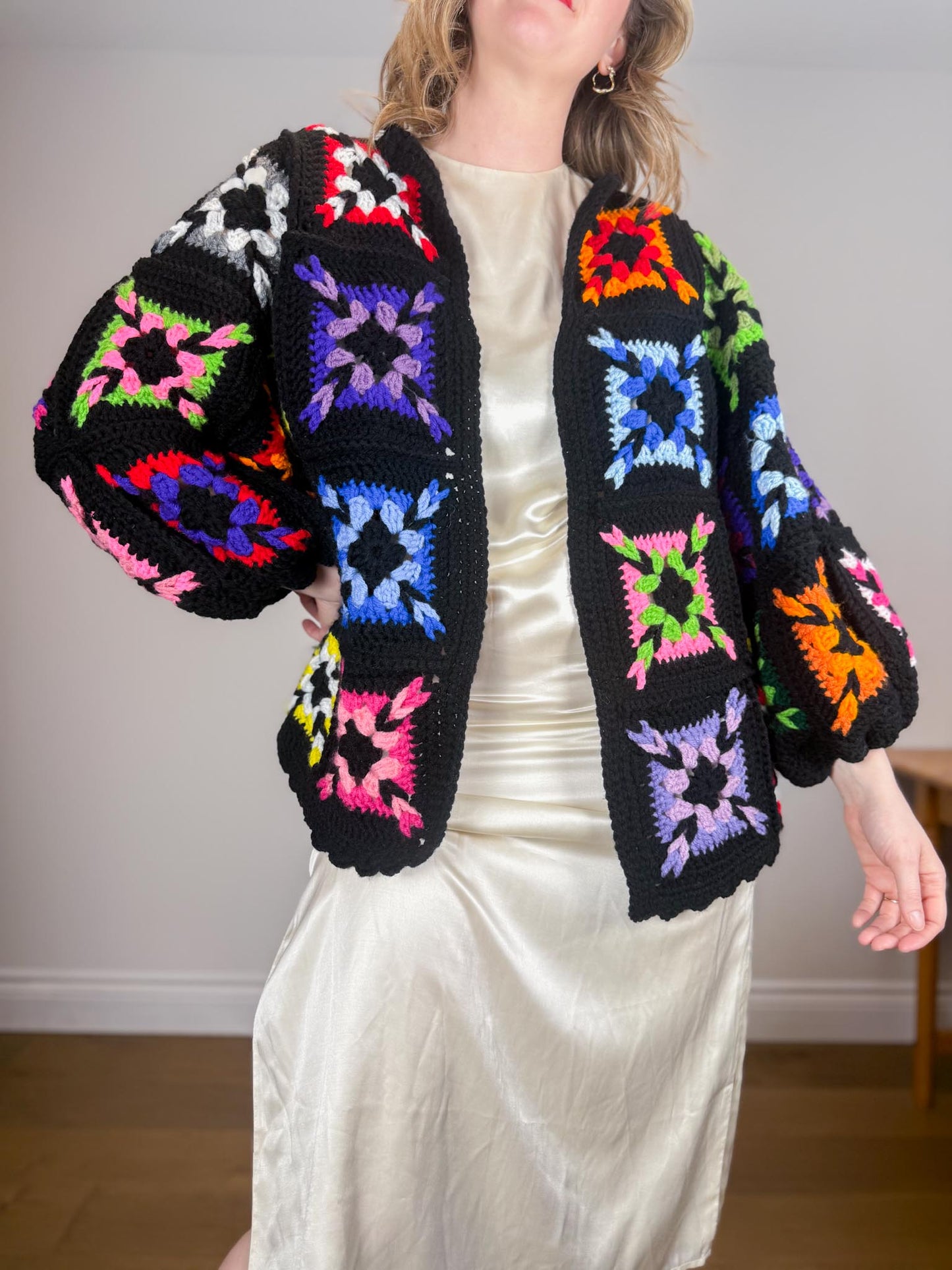 Forever Emily Whenever Sustainable Vintage Quilt Sweater (Size M-XL)