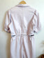 Melissa Nepton "Penelop Faux Leather Dress in Light Lilac" (Size L)