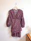Scanlan Theodore Ruched Mini Dress in Floral (Size S)