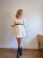 Gap Babydoll Puff Sleeve Mini Dress in Beige (Size L)