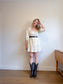 Gap Babydoll Puff Sleeve Mini Dress in Beige (Size L)