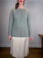 Vintage Angora & Wool Sweater in Grey (Size S)