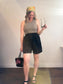 Babaton Contour Tank Top in Beige (Size L)