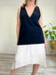 The Cottonist Slow Fashion Black V-Neck Tank (Size XL/XXL)