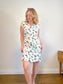 ESSENTIEL ANTWERP Floral Sleeveless Dress in White (Size M/L)