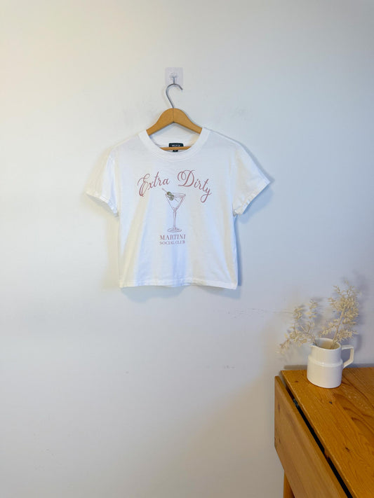 WILDFOX "Extra Dirty Martini Jamie T-Shirt" (Size S/M)