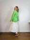 L'Academie "The Janeiro Linen Mini Dress in Green" (Size M)