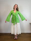 L'Academie "The Janeiro Linen Mini Dress in Green" (Size M)