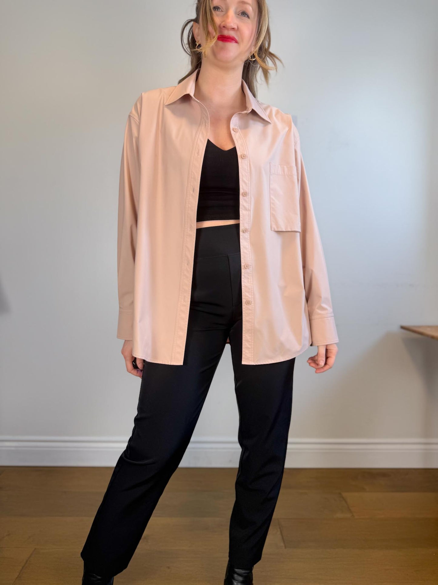 TILLEY "Tech Shield Shirt in Dark Blush" (Size XL)