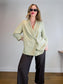 H&M Oversized Blazer in Light Grey Green NWT (Size L)