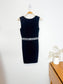 Vintage 90s St. John Holt Renfrew Designer Mini Dress with Crystal Belt (Size S)