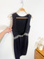 Vintage 90s St. John Holt Renfrew Designer Mini Dress with Crystal Belt (Size S)