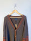 Canoe & Lake "Dockside Knit Cardigan in Green/Brown" NWT (Size 2XL)