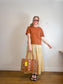 OUTERKNOWN Sustainable "Saltwater Slub Tee in Rust" (Size L)
