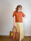 OUTERKNOWN Sustainable "Saltwater Slub Tee in Rust" (Size L)
