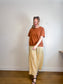 OUTERKNOWN Sustainable "Saltwater Slub Tee in Rust" (Size L)