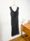 Abercrombie & Fitch "Mesh Draped Polka Dot Maxi Dress in Black/White" NWT (Size XL)